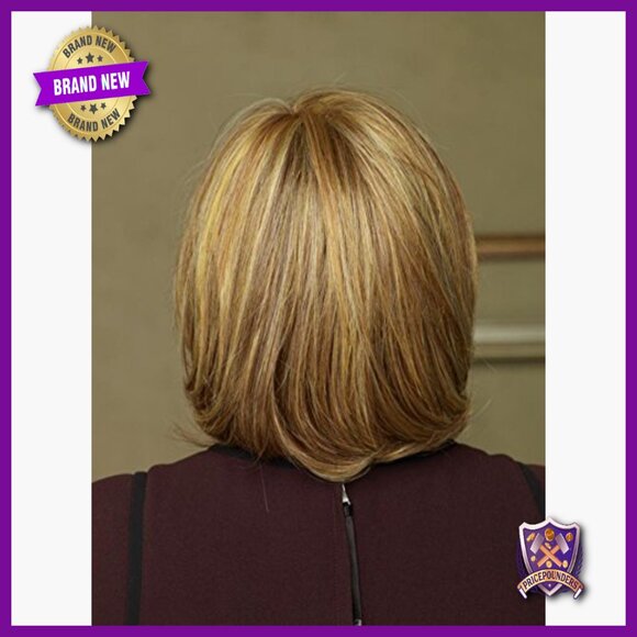 Heat-Friendly Synthetic Lace Front Wig Hand-Tied Monofilament Top